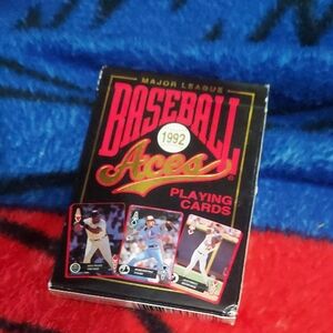 Vintage 1992 Mlb Baseball Card Playing Cards. Large Full Photos